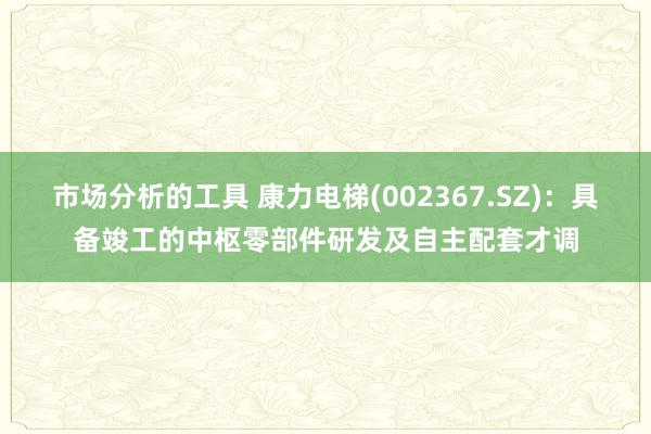 市场分析的工具 康力电梯(002367.SZ)：具备竣工的中枢零部件研发及自主配套才调