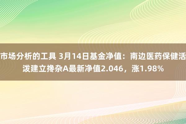 市场分析的工具 3月14日基金净值：南边医药保健活泼建立搀杂