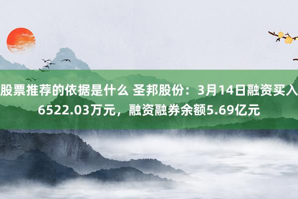 股票推荐的依据是什么 圣邦股份：3月14日融资买入6522.