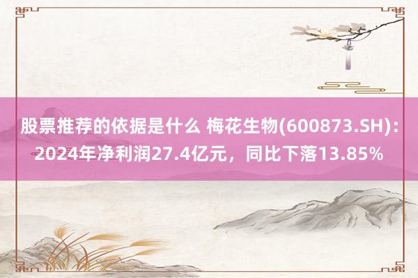 股票推荐的依据是什么 梅花生物(600873.SH)：202