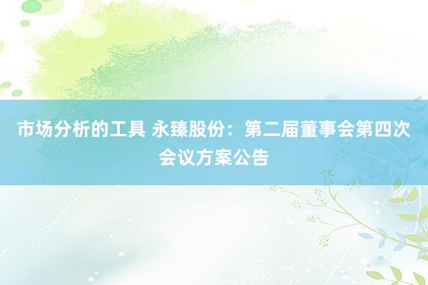 市场分析的工具 永臻股份：第二届董事会第四次会议方案公告