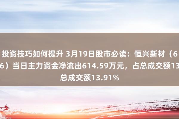 投资技巧如何提升 3月19日股市必读：恒兴新材（603276